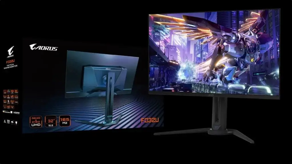 Gigabyte Launches AORUS FO32U 165Hz 4K Gaming Monitor