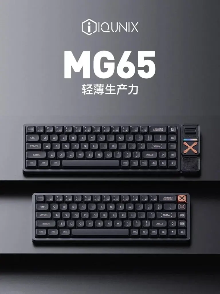 IQUNIX MG65 Low-Profile Mechanical Keyboard Released at $96