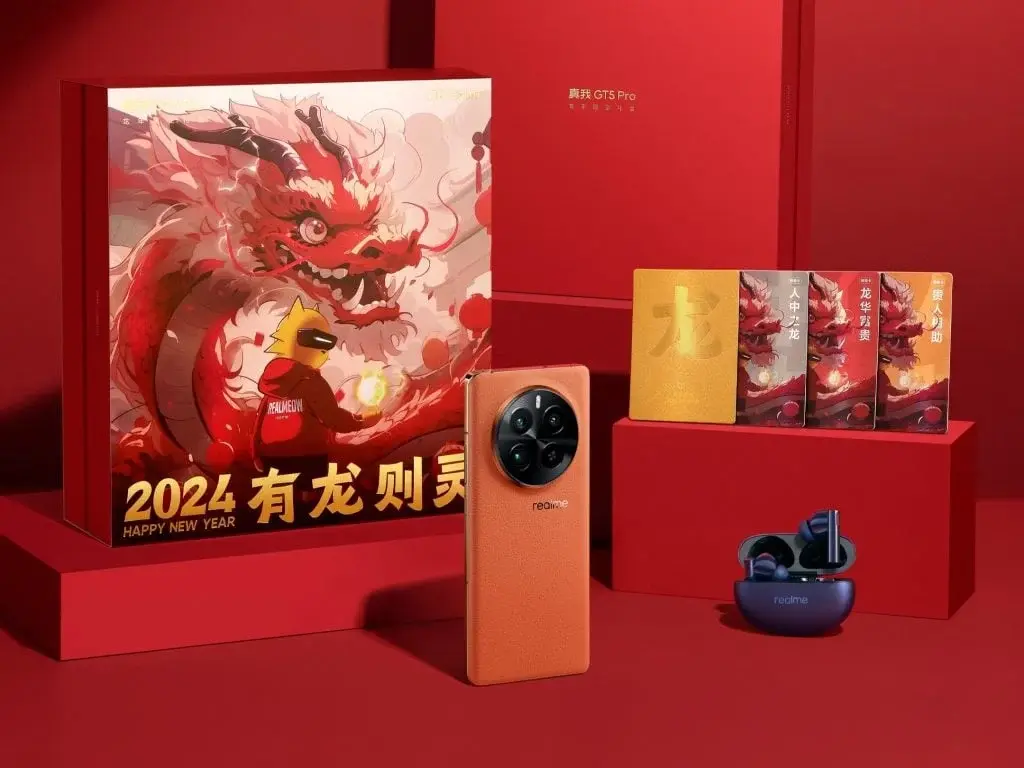 New Realme GT 5 Pro Year of the Dragon Gift Box Revealed