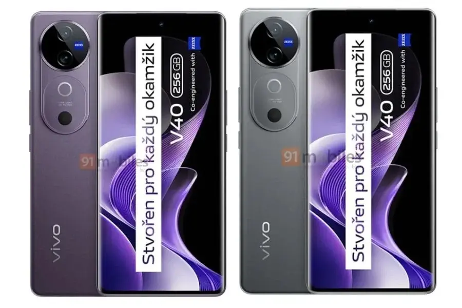 Vivo V40 Revealed in Renders with Zeiss-Branded Cameras