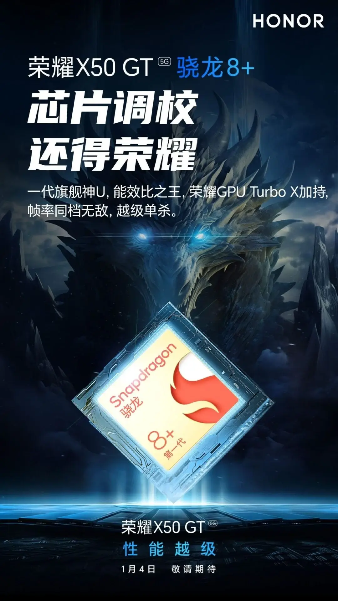 Honor X50 GT Confirmed with Snapdragon 8+ Gen 1 Chip