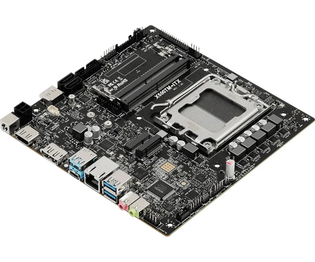 ASRock Launches Compact X600TM-ITX Motherboard for AMD AM5 Socket