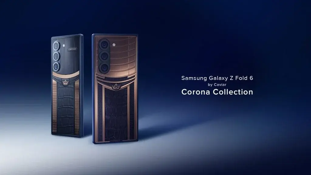 Caviar Unveils Samsung Galaxy Z Fold 6 with 18K Gold & Crocodile Leather