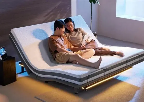 Xiaomi 8H Unveils Smart Cloud-Sensing Electric Bed Frame with Voice Control at $393