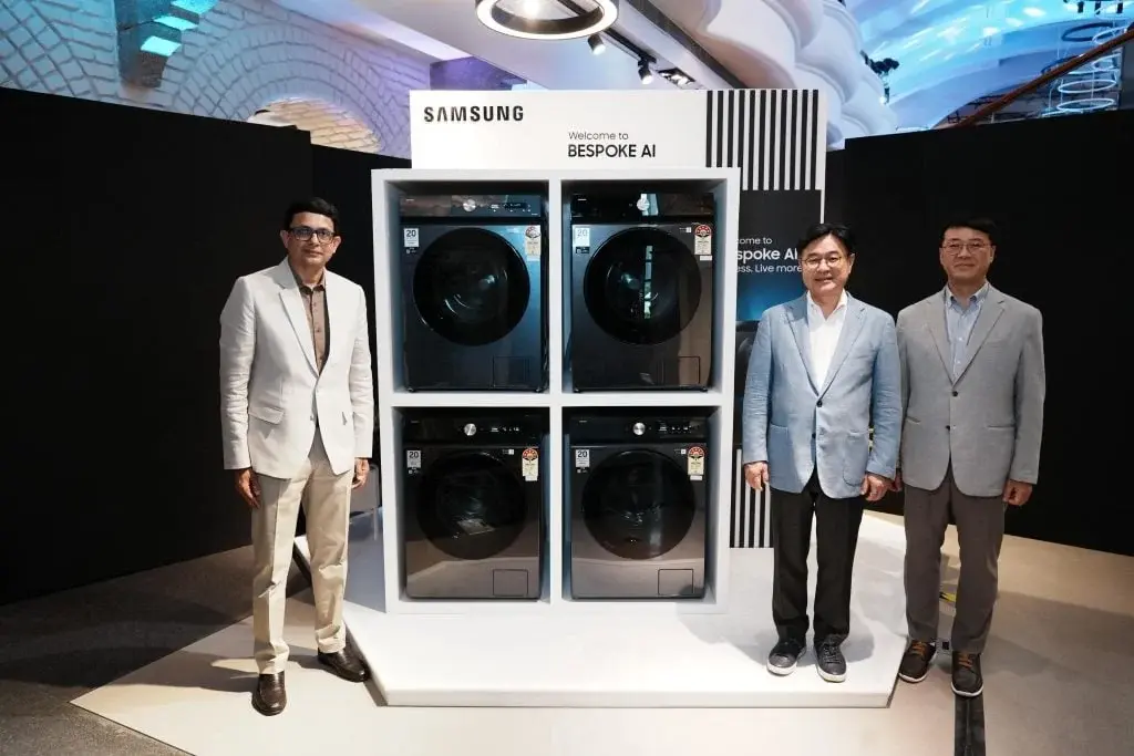 Samsung Unveils AI-Powered 12kg Bespoke Washing Machines