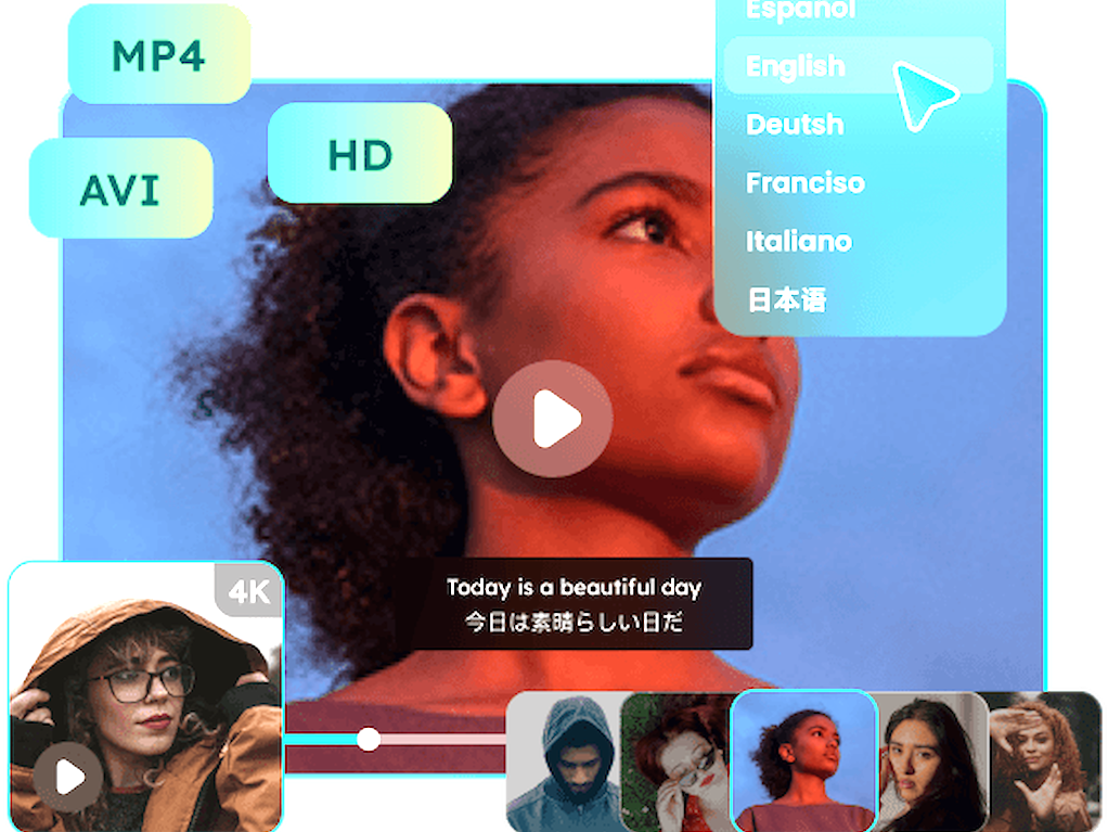 EaseUS AI Media Player: Auto-Generated Subtitles for Videos