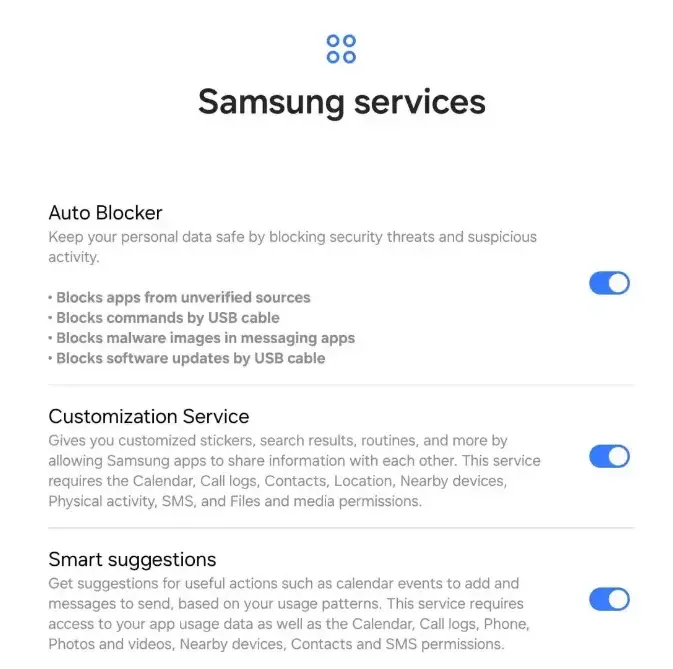Samsung follows Apple in blocking users from sideloading apps