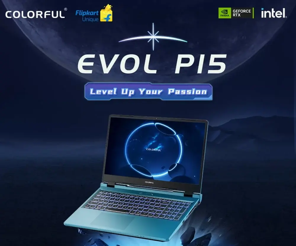 Colorful EVOL P15 Laptop Launching in India