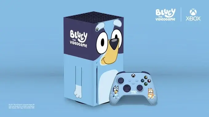 Introducing the Bluey Edition Xbox Series X and Controller by Microsoft