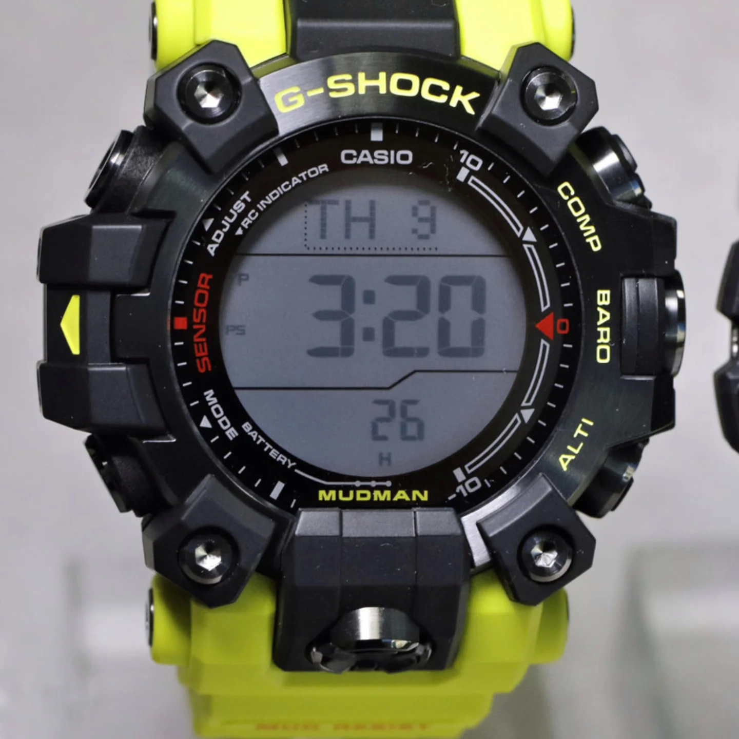 Casio G-Shock Master of G 'Caution Yellow' Series with Heart Rate Monitor