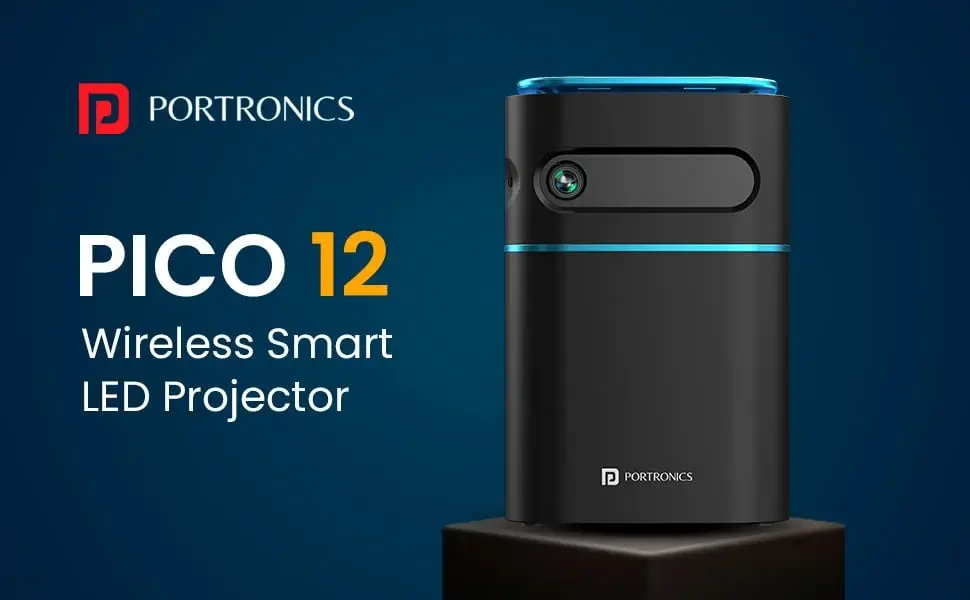 India Welcomes the Launch of Portronics Pico 12 Portable Projector, Now with 4K Support