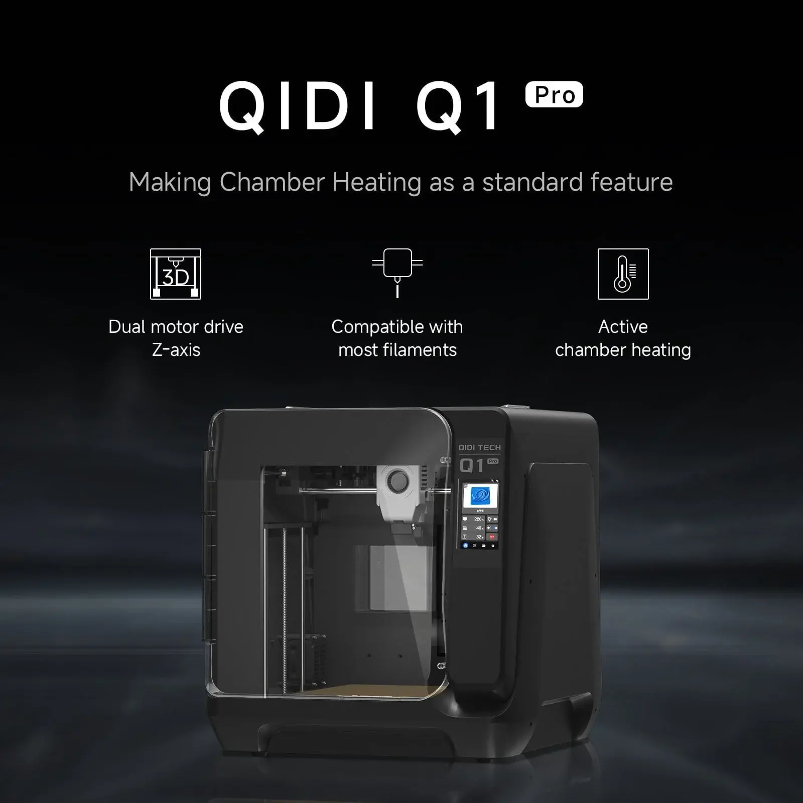 Introducing QIDI Q1 PRO: Affordable Professional 3D Printing