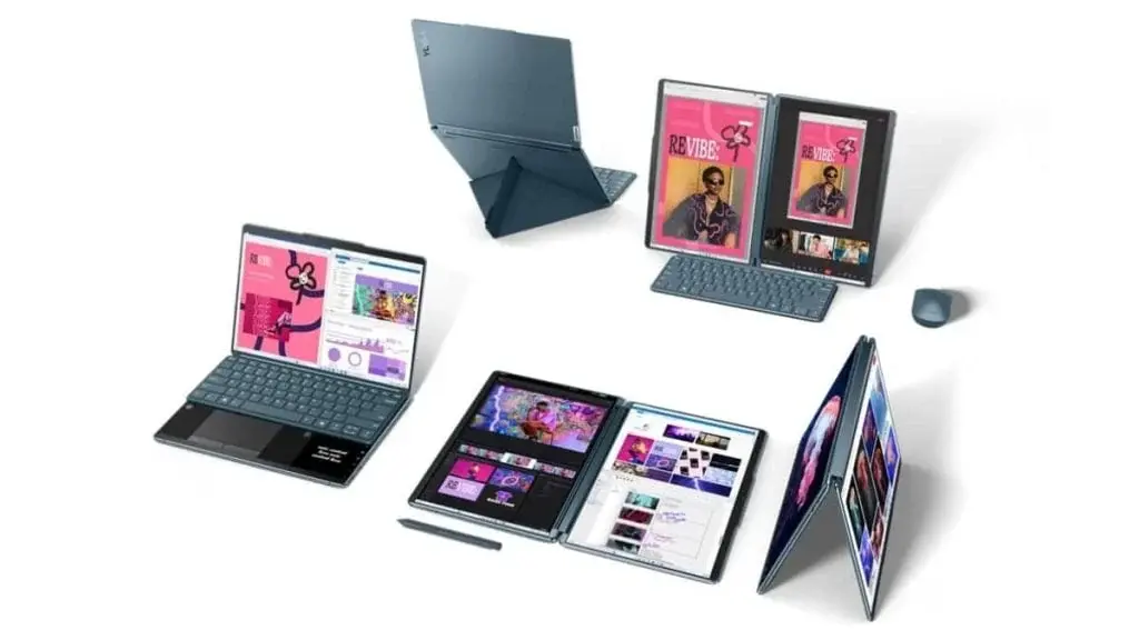 New Yoga Book 9 Laptop Revealed by Lenovo with Dual Displays