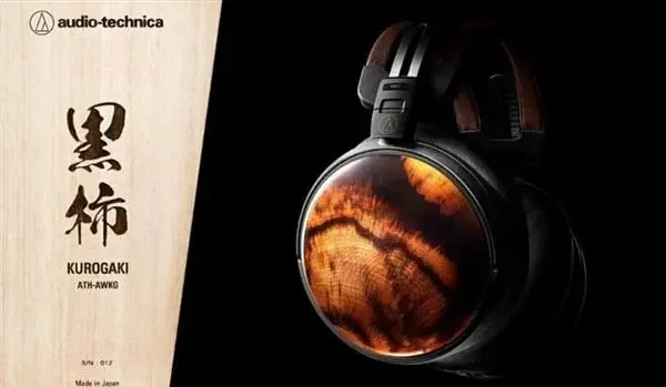 China launches limited edition Audio-Technica ATH-AWKG Black persimmon wood headphones priced at 32,800 yuan ($4,582)