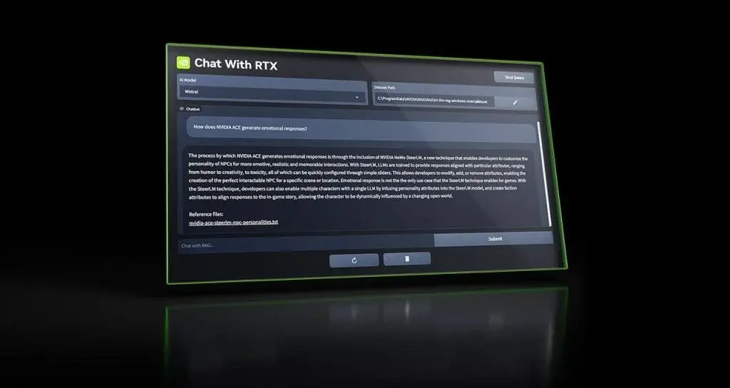 Nvidia Continues to Impress with ‘Chat with RTX’—Introducing a New AI Chatbot