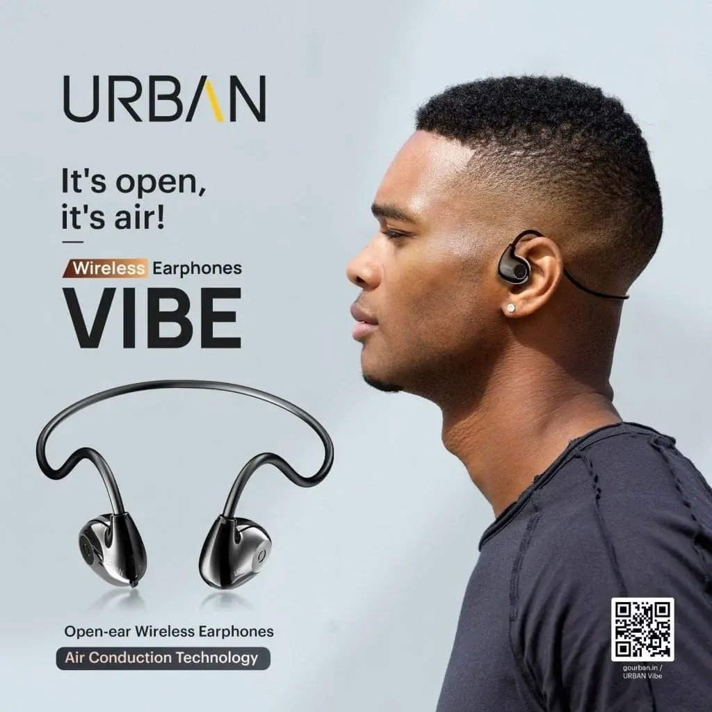Attractive Priced Urban Vibe Open-Ear Wireless Earphones Now Available in India