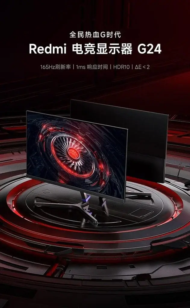 Xiaomi Redmi G24 Fast IPS Monitor with 180Hz Now $82