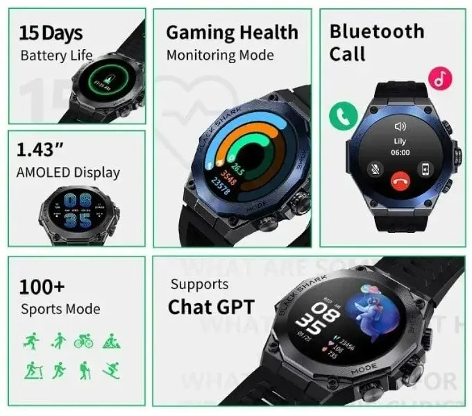 Global debut of Black Shark S1 Pro and S1 Classic smartwatches