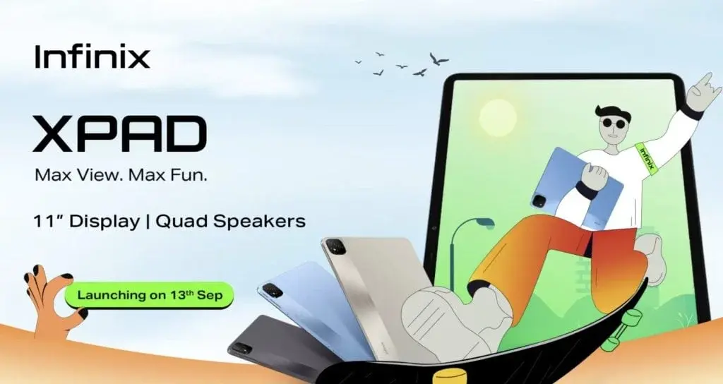 Infinix XPad India Launch Date Confirmed, Flipkart Details Live