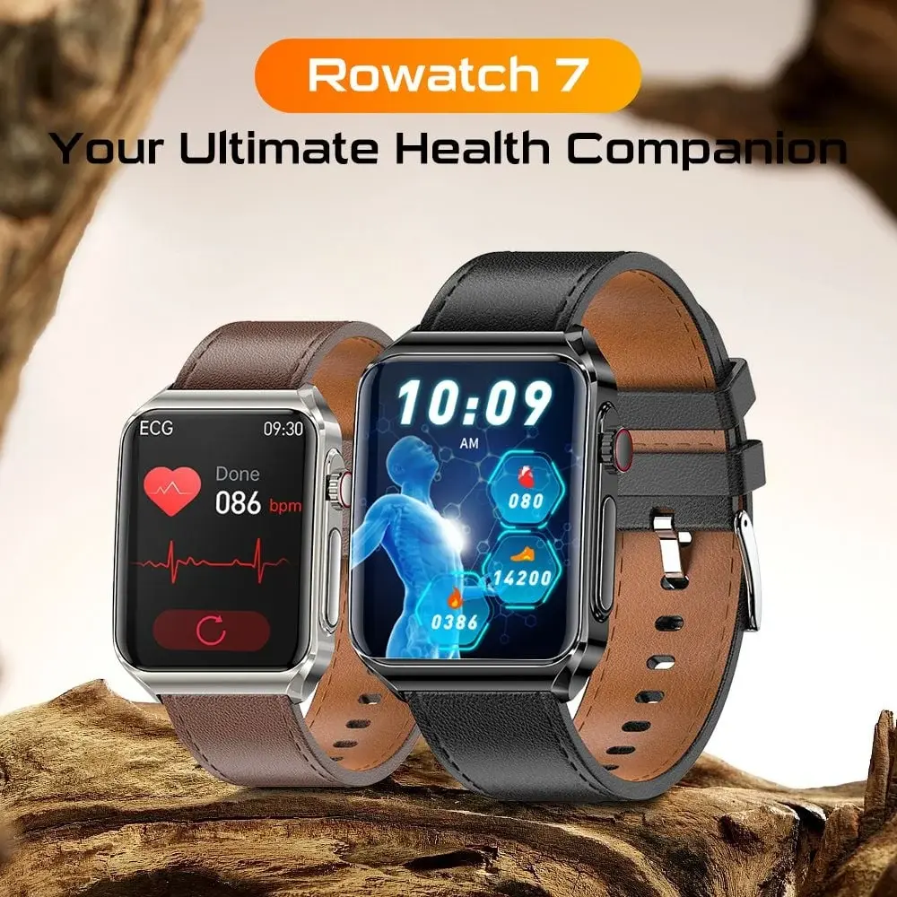 Introducing Rogbid Rowatch 7: A New Smartwatch with ECG Capability and Vibrant AMOLED Curved Display