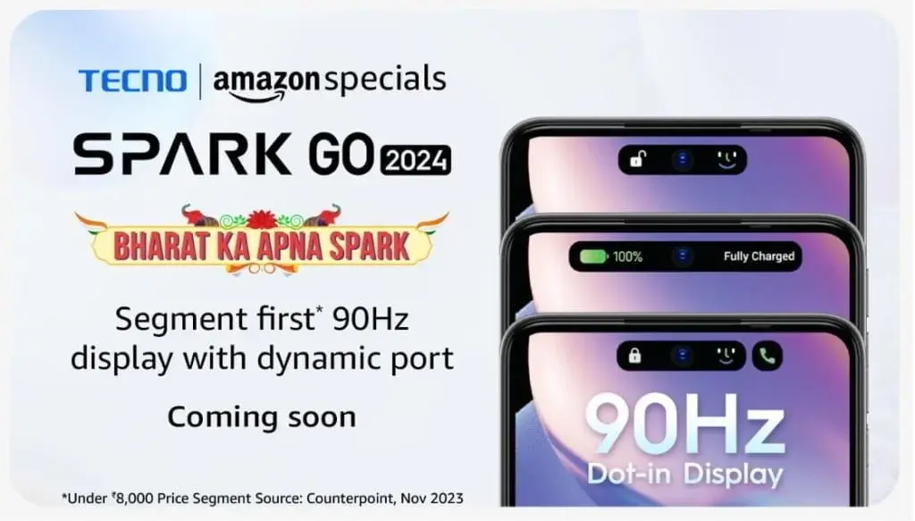 India Anticipates Launch of Tecno Spark Go 2024