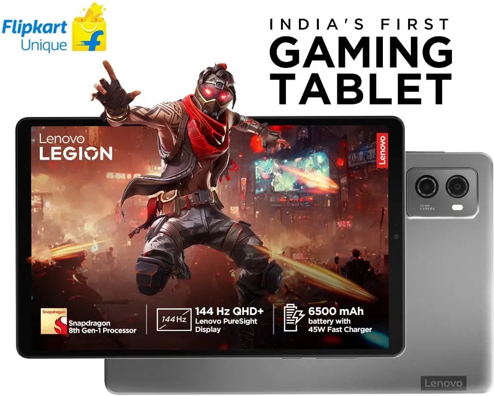 Lenovo Legion Tab Launches in India: 8.8″ 2.5K 144Hz, Snapdragon 8+