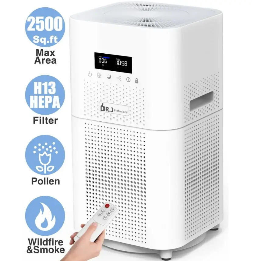 Save 48% on DR. J HEPA Air Purifier at Walmart Online