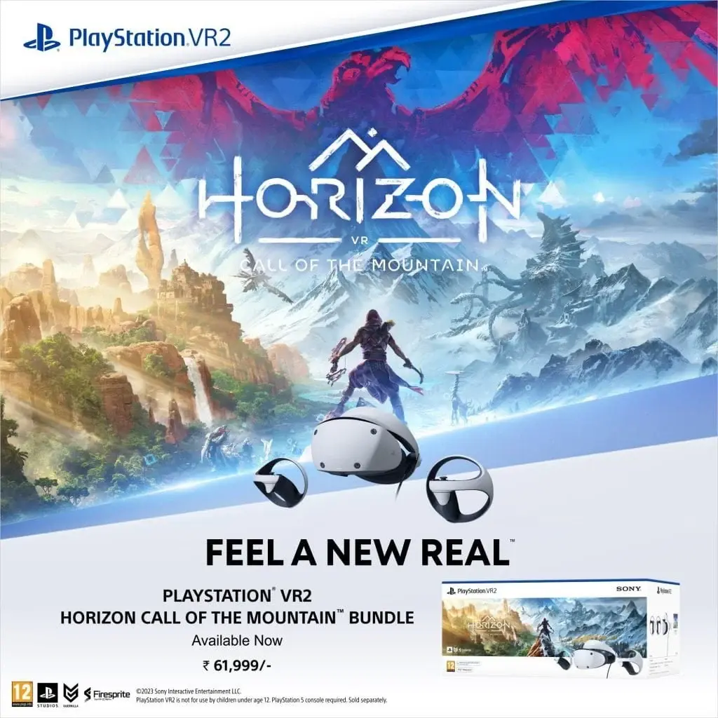Horizon Call of the Mountain Bundle Launched in India with Sony PlayStation VR2