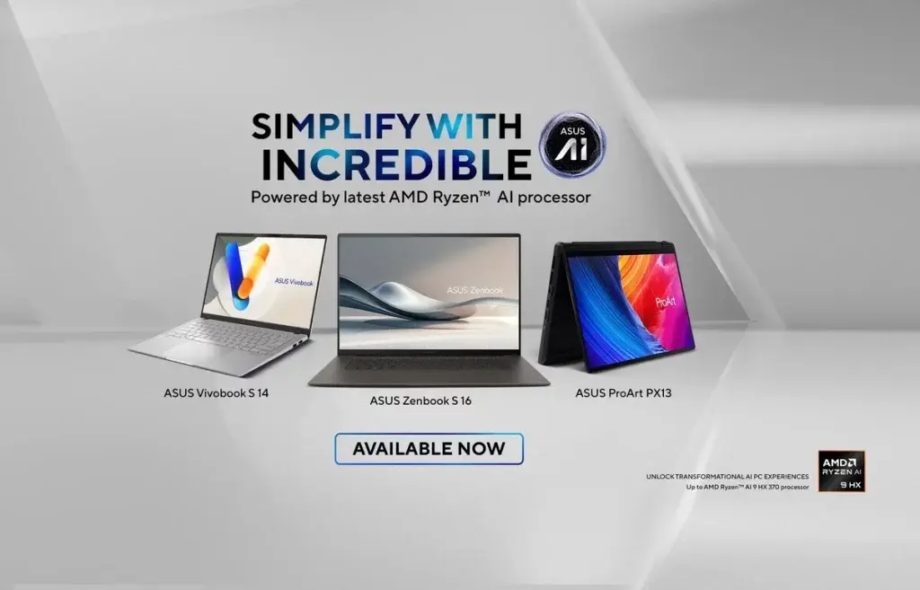 ASUS Launches AI ProArt PX13, Zenbook S 16, Vivobook S 14 in India