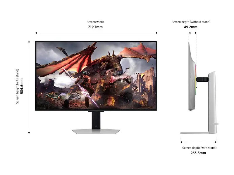 Samsung Odyssey OLED G8 4K Gaming Monitor Launches
