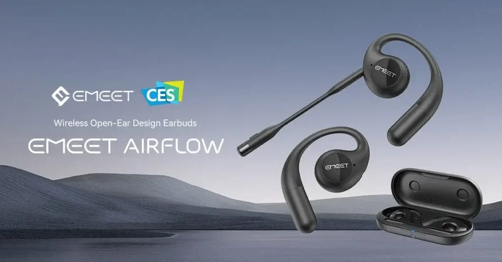 Introducing EMEET AirFlow: Wireless Earbuds with Mic and Long Battery Life