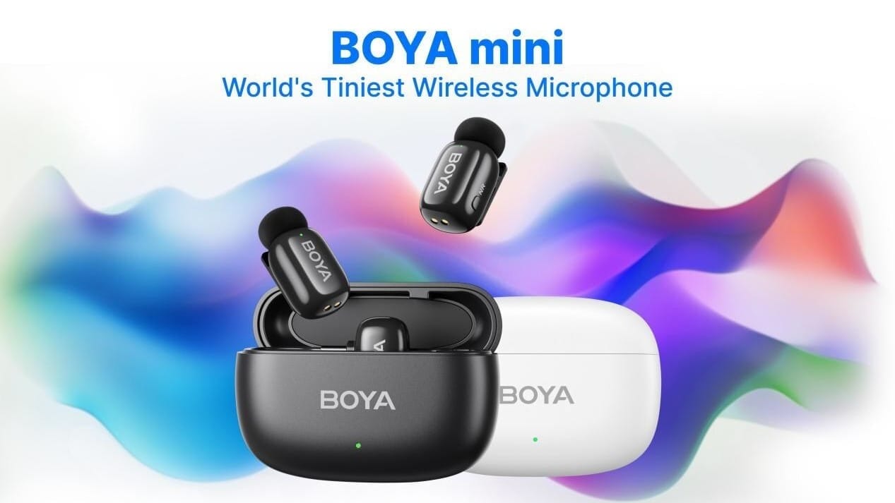 Boya Mini: World’s Lightest Wireless Microphone Launched