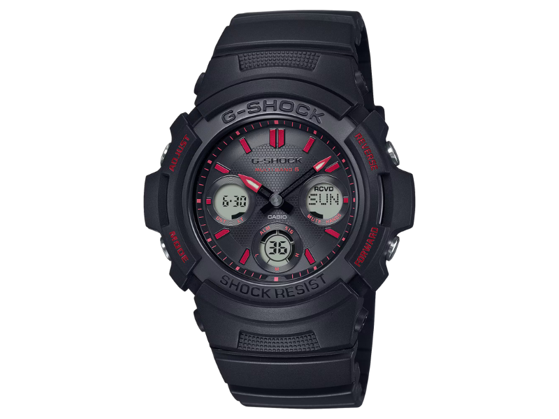 Casio G-Shock AWG-M100FP-1A4JR Solar Watch Discontinued