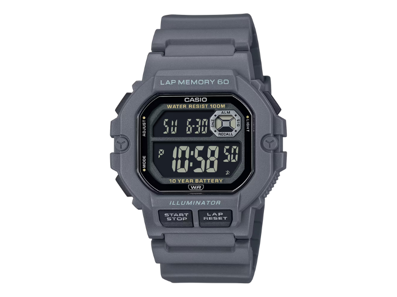 Casio WS1400H-8BV Budget Watch with Dark Display Now Available