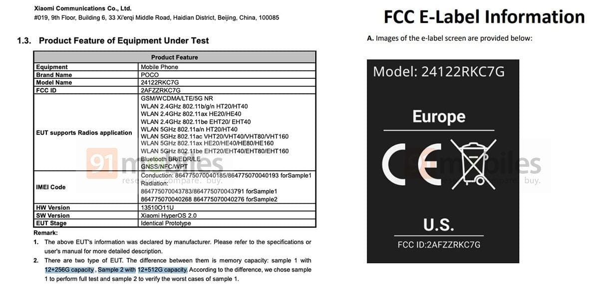 POCO F7 Ultra Shows Up on FCC, Global Launch Imminent