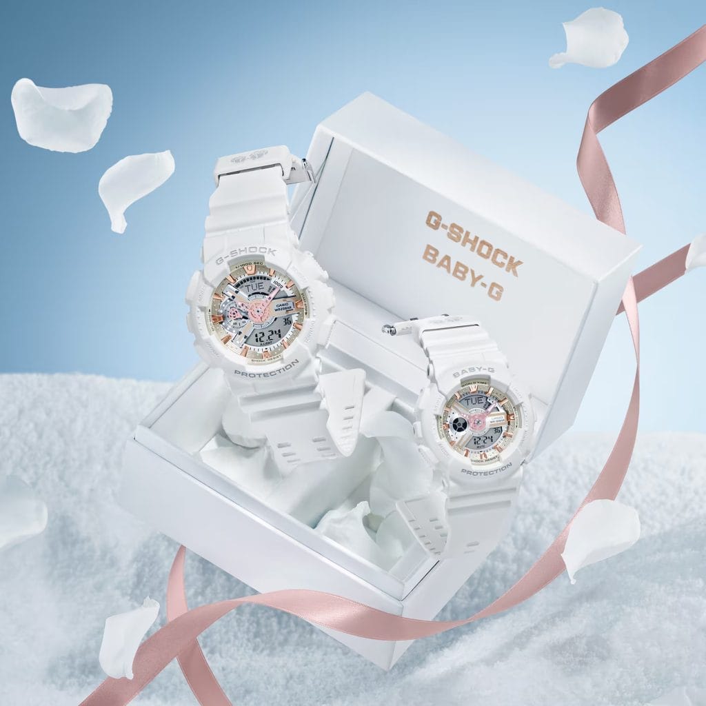 Casio Launches Rose-Inspired G-SHOCK & BABY-G Couples Watch Set