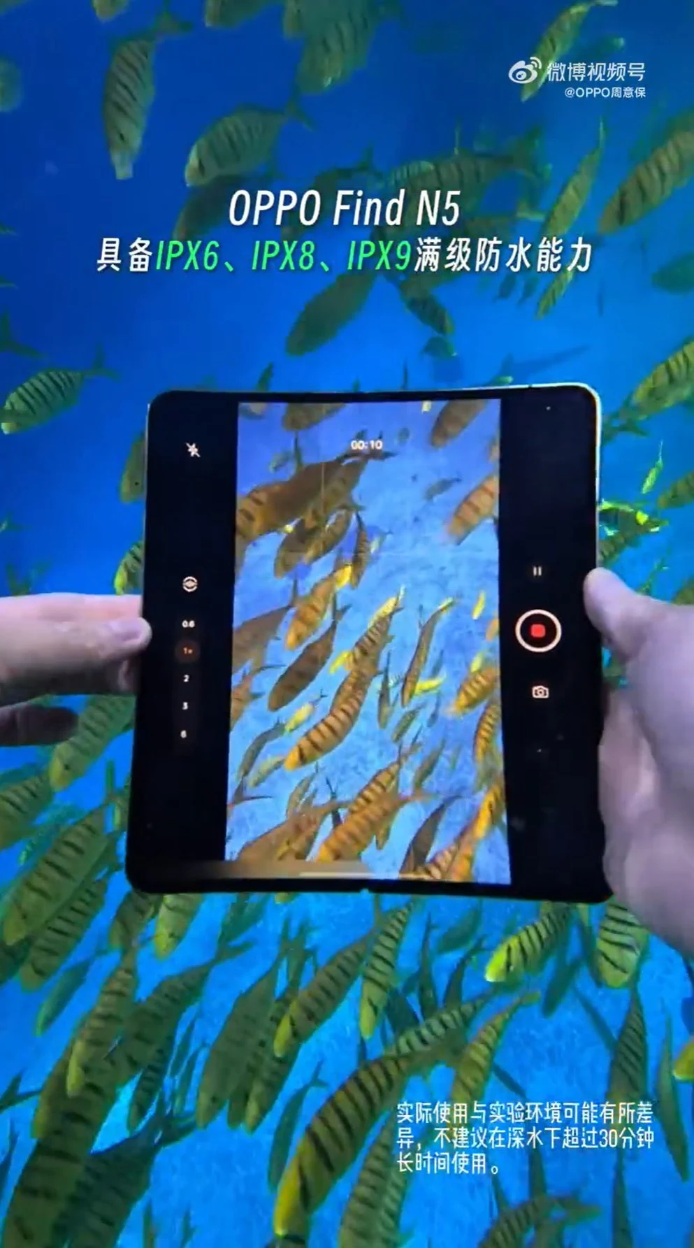 Oppo Find N5: First IP69 Foldable Phone for Underwater Photos