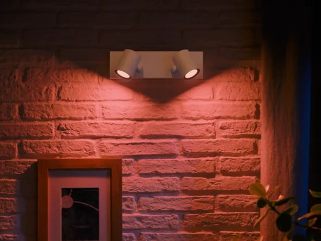 Philips Hue Argenta Spotlight Now Brighter with Color Ambiance