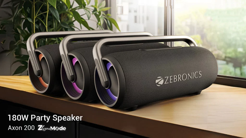 Zebronics Zeb-Axon 200 Party Speaker: 180W RMS, 10H Battery