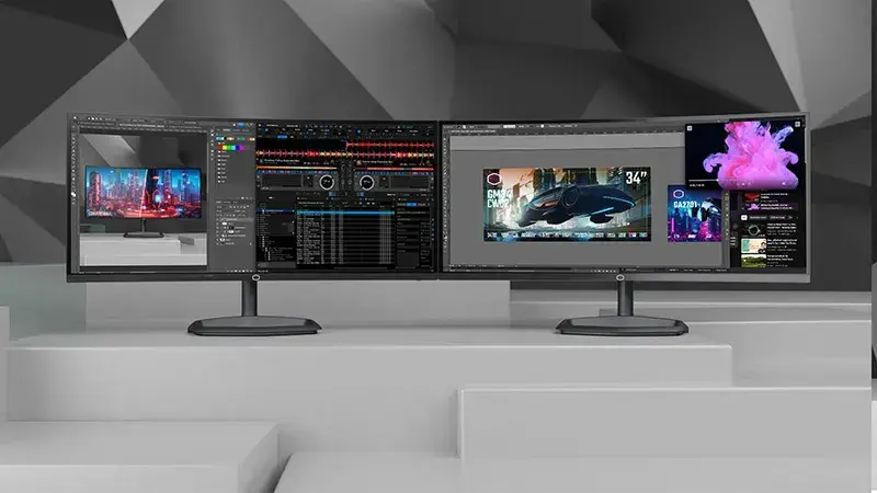 Experience Seamless Gaming with Cooler Master GM34-CWQ2: The New Ultra-wide Gaming Monitor on the Block