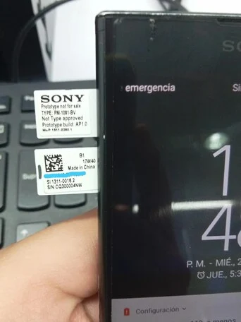 Sony Xperia XA2 Prototype Spotted with Unique Engravings