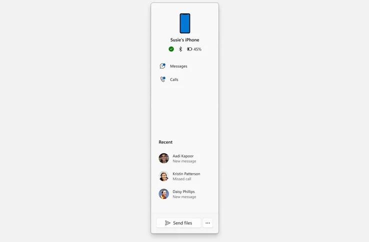 Windows 11 Connects iPhone for Easy File and Message Transfer
