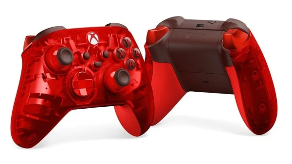 Microsoft Launches Transparent Red Xbox Wireless Controller in Cipher Series