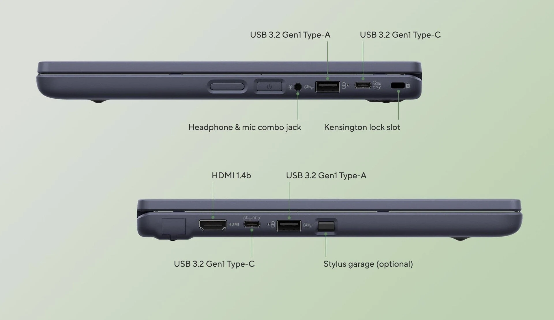 ASUS Chromebook CR Series: WiFi 6, 4G, USI Stylus, Durable Design