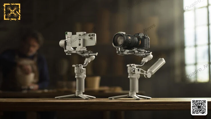 New DJI RS 4 Mini Gimbal and Intelligent Tracking Module Leaked
