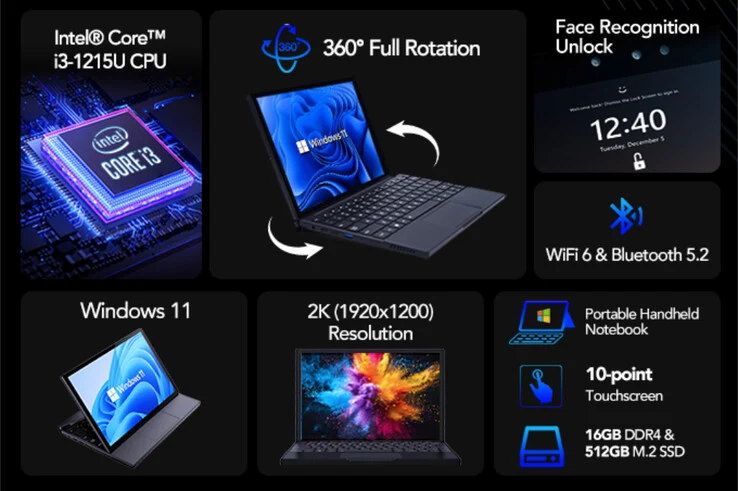 NPadF: Affordable Compact Alternative to One-Netbook 5 & Surface Laptop