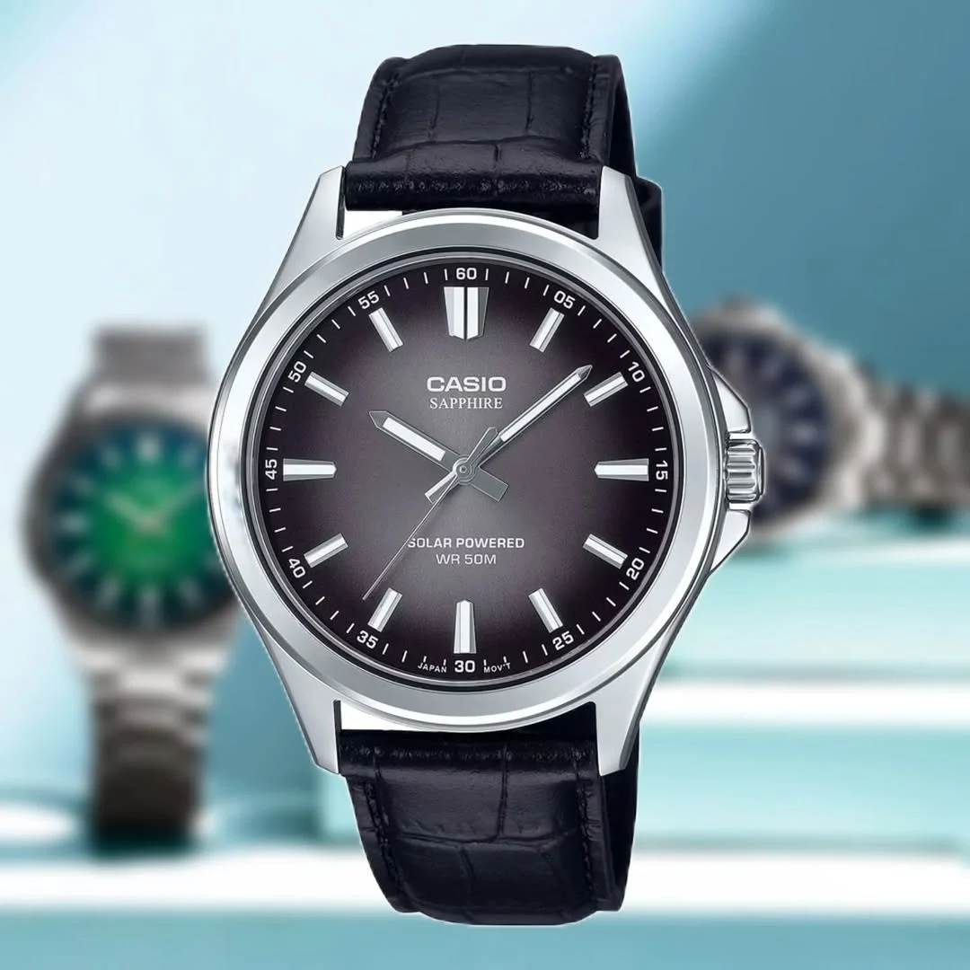 Casio Launches MTS-S100 Series Watches with Sapphire Crystal