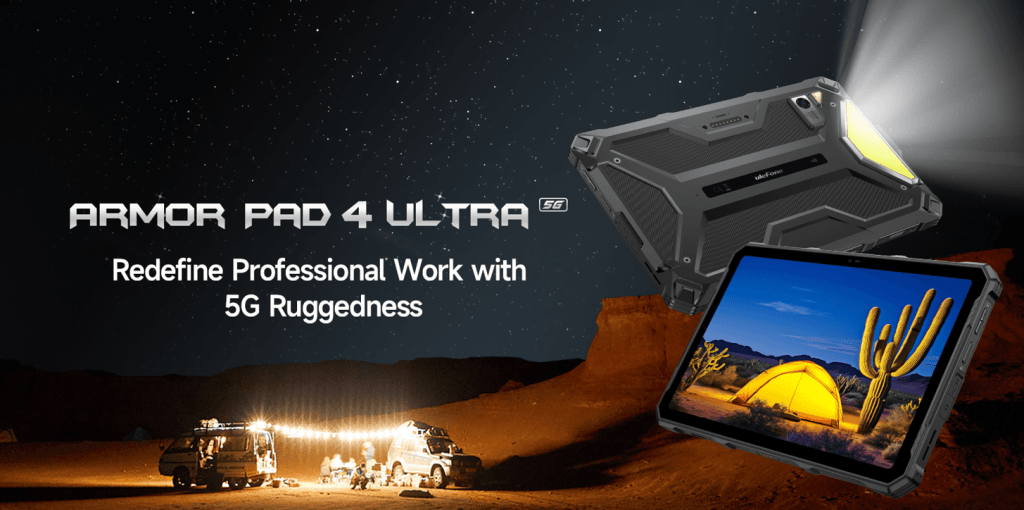 Ulefone Armor Pad 4 Ultra: First 5G Rugged Tablet with Thermal Imaging