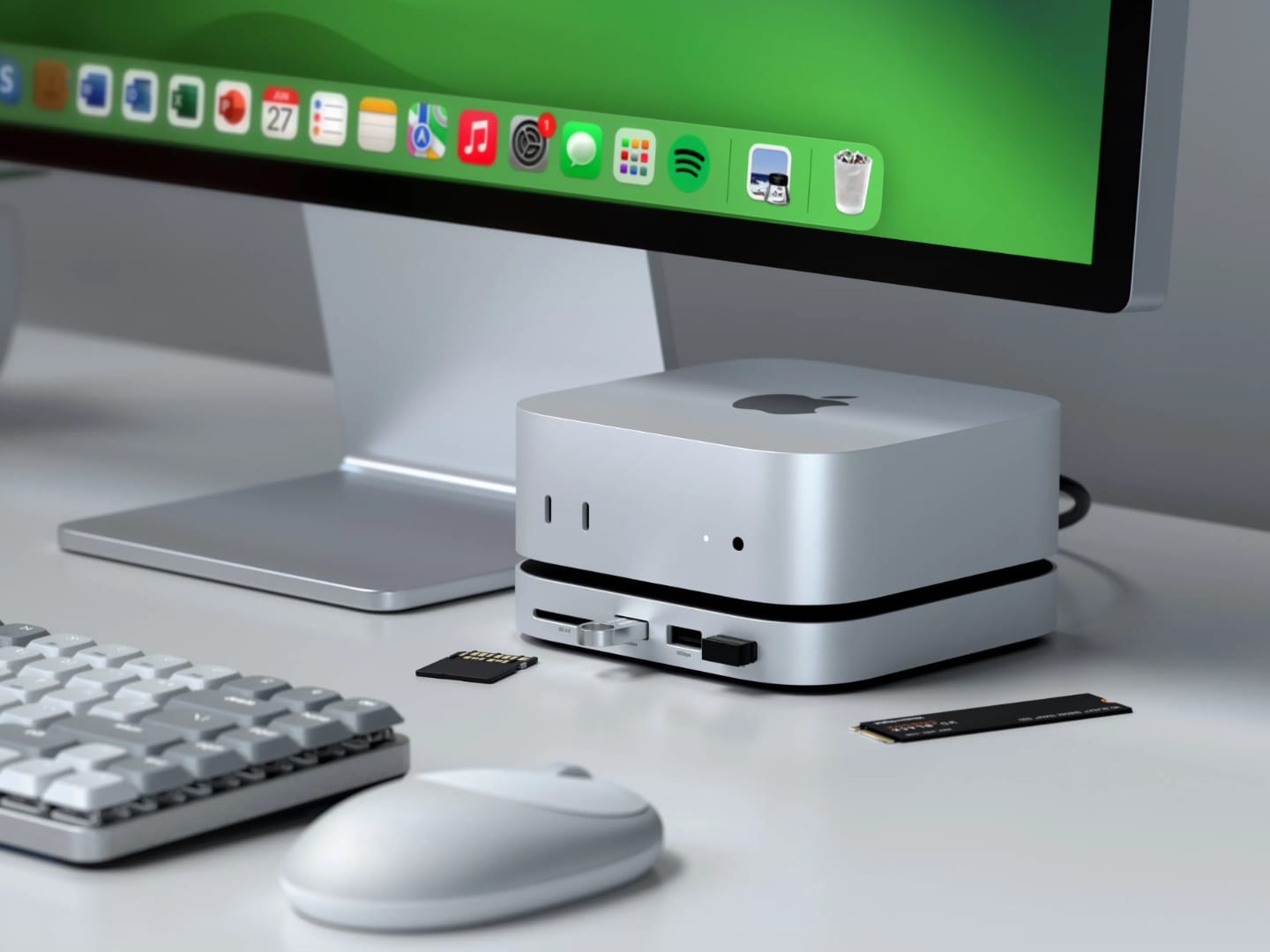 New Apple Mac Mini Dock Offers Expandable NVMe SSD Storage