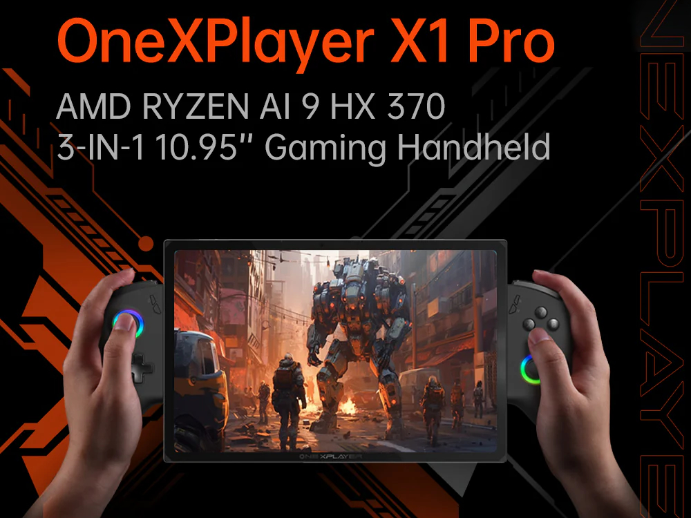 OneXPlayer X1 Pro with AMD Ryzen 9 HX 370 Now Available!